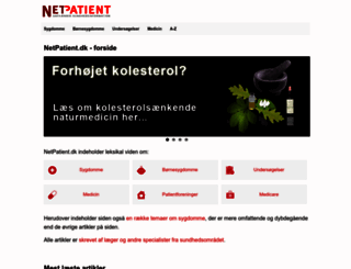 netpatient.dk screenshot
