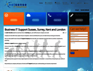 netsense.co.uk screenshot