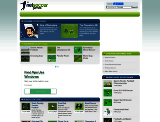 netsoccergames.com screenshot