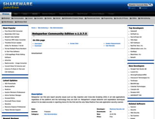 netsparker-community-edition.sharewarejunction.com screenshot