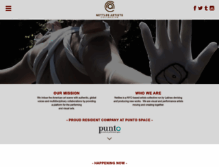 nettlesartists.com screenshot