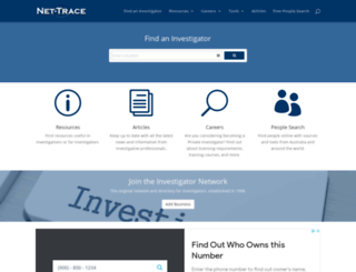 nettrace.com.au screenshot