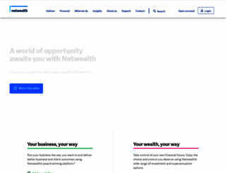 netwealth.com.au screenshot
