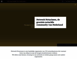 netwerknotarissen.nl screenshot