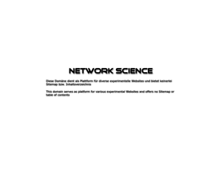 network-science.de screenshot