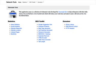 network-tools.org screenshot