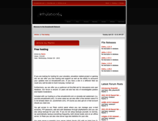 network.emulation64.com screenshot