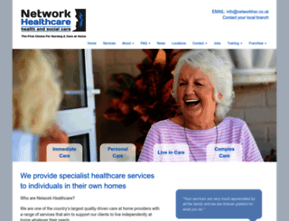 networkcareathome.co.uk screenshot