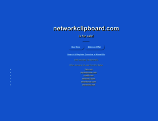 networkclipboard.com screenshot