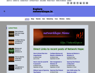 networkhope.in screenshot