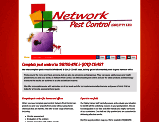 networkpestcontrolqld.com.au screenshot