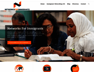 networksforimmigrants.ca screenshot