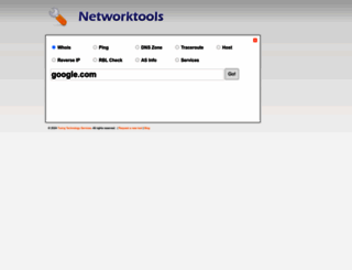 networktools.nl screenshot