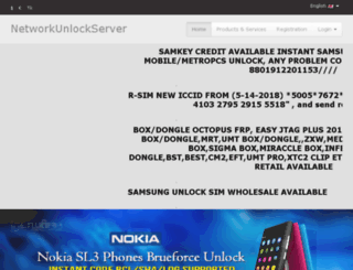 networkunlockserver.com screenshot