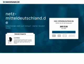 netz-mitteldeutschland.de screenshot