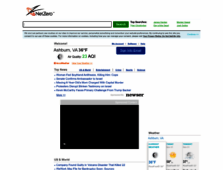 netzero-news.net screenshot