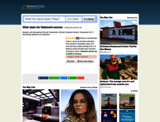 netzwerk-sensor.de.clearwebstats.com screenshot