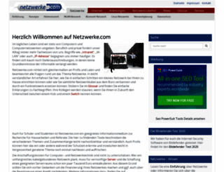 netzwerke.com screenshot