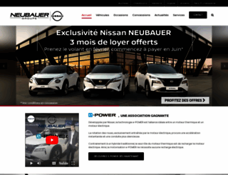 neubauer-nissan.fr screenshot