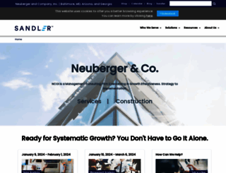 neuberger.sandler.com screenshot