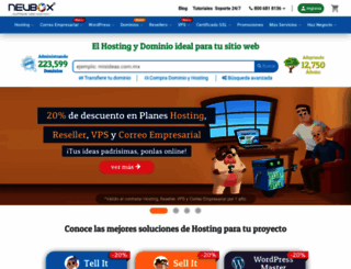 neubox.com.mx screenshot