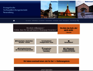 neuenbuerg-evangelisch.de screenshot