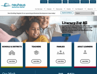 neuhaus.org screenshot