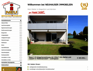 neuhauser-immobilien.at screenshot