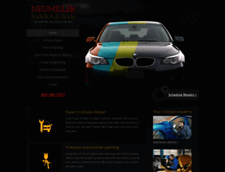 neumillerautobody.com screenshot
