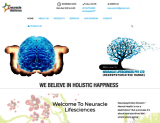 neuraclelife.com screenshot