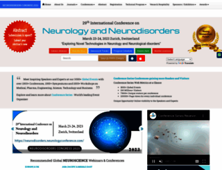 neurodisorders.neurologyconference.com screenshot