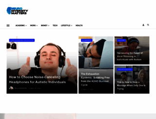 neurodiversitymatters.com screenshot