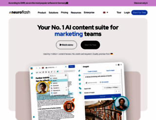 neuroflash.com screenshot