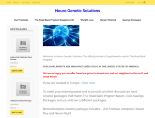 neurogeneticsolutions.com screenshot