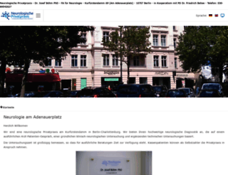 neurologie-adenauerplatz.de screenshot