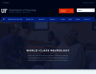 neurology.med.jax.ufl.edu screenshot