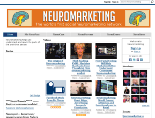 neuromarketing.ning.com screenshot