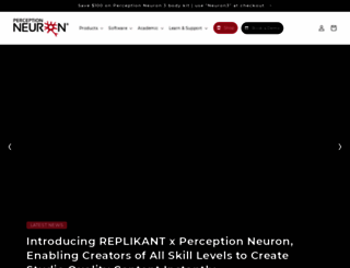neuronmocap.com screenshot