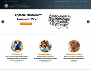 neuropathy.org screenshot