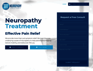 neuropathycareindiana.com screenshot