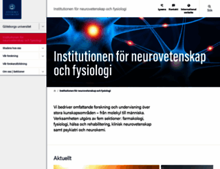 neurophys.gu.se screenshot