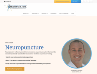 neuropuncture.org screenshot