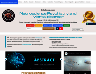 neurosummit.neurologyconference.com screenshot