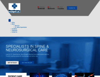 neurosurgerymedassociates.com screenshot