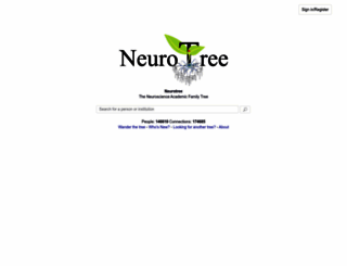 neurotree.org screenshot