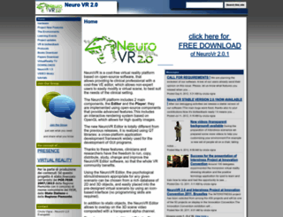 neurovr2.org screenshot