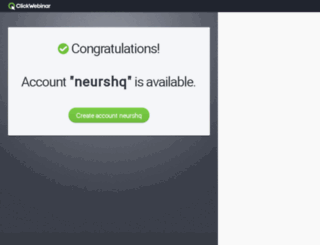 neurshq.clickwebinar.com screenshot