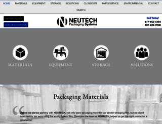 neutechpackaging.com screenshot