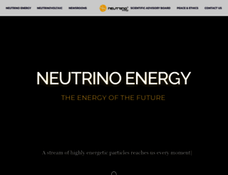 neutrino-energy.com screenshot