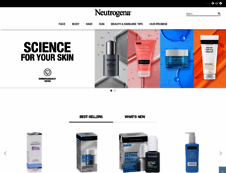 neutrogena.com.au screenshot